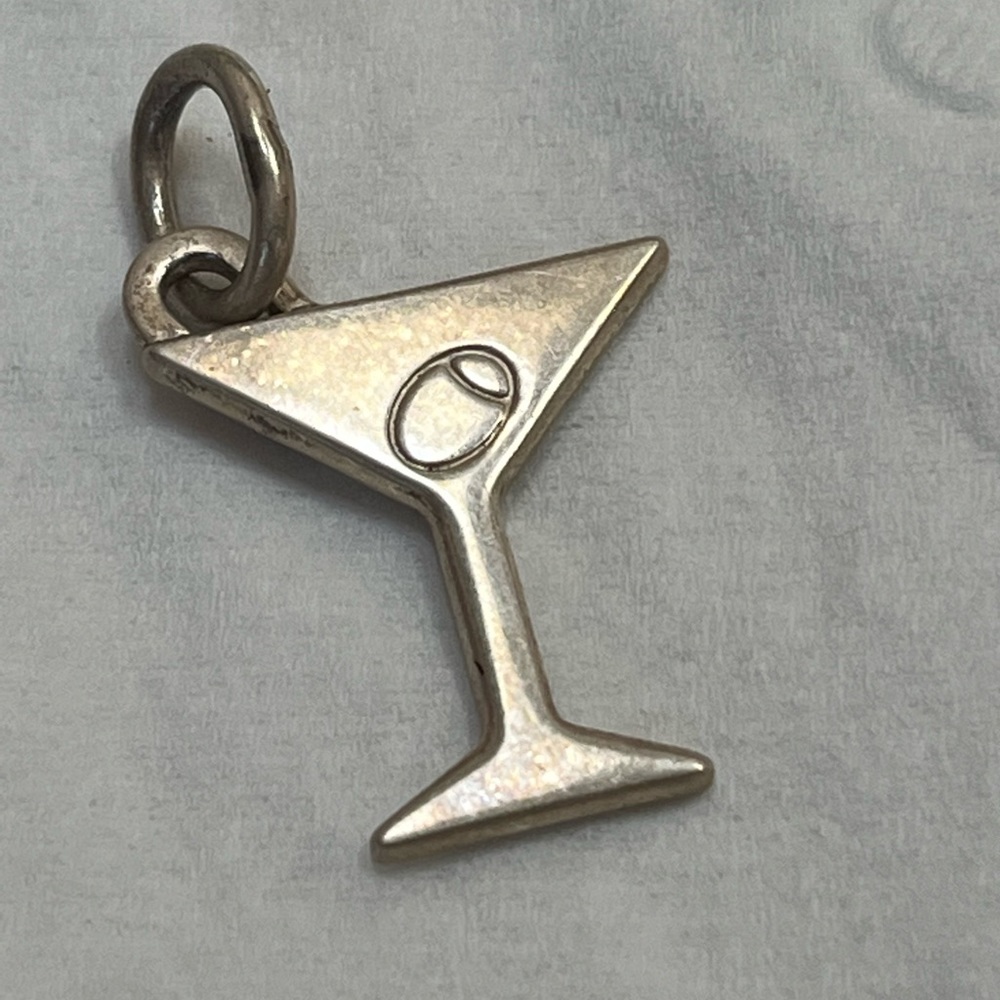 Tiffany & Co martini cocktail glass 1.1 inches 925 silver rare